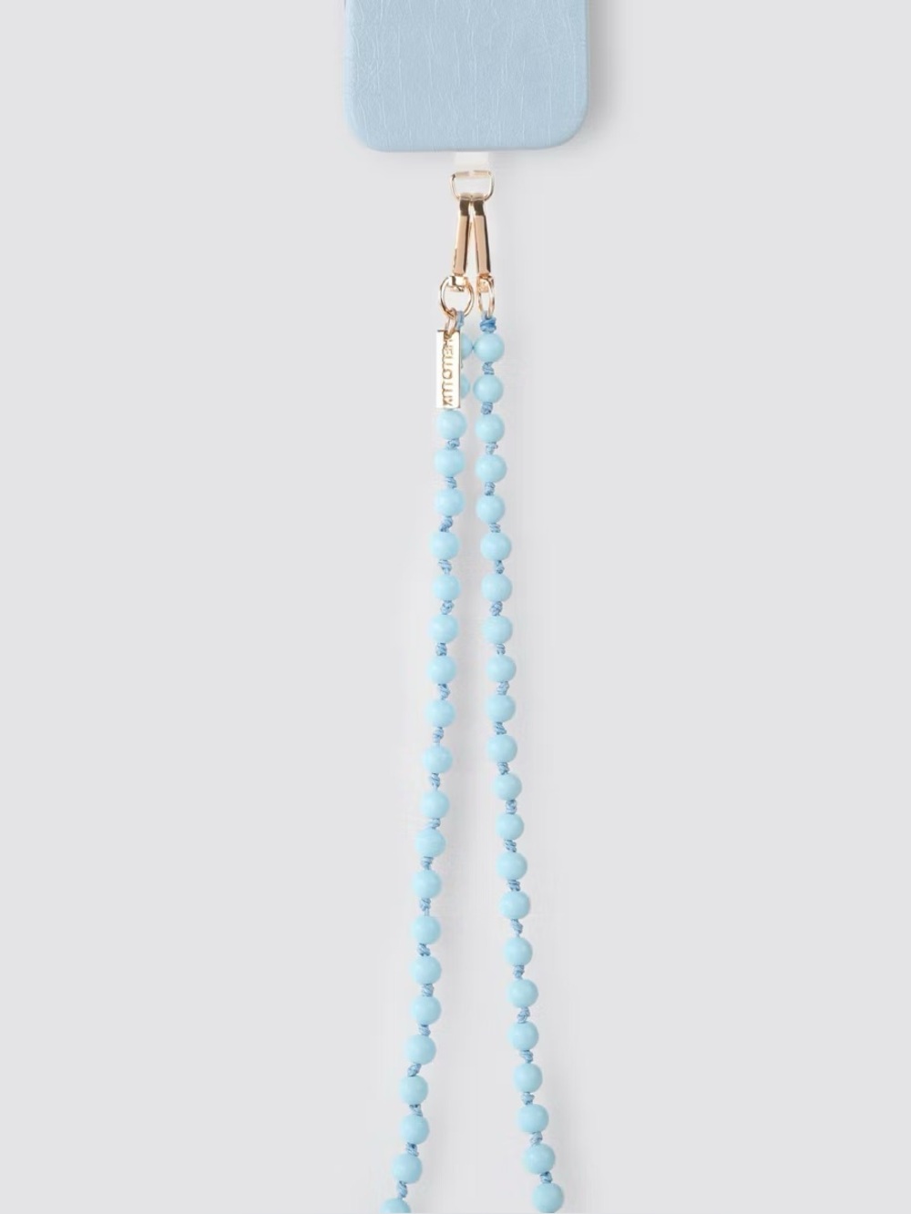 Crossbody Phone Strap in Blue by Hello Lux